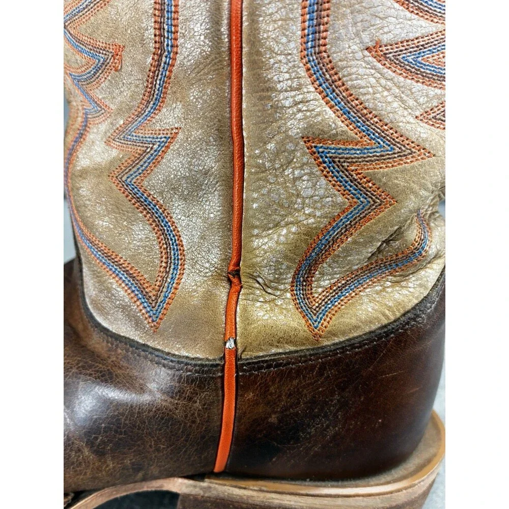 Justin Bent Rail BR760 Cowboy Riding Boots Men's Size 6 EE - Made in The USA